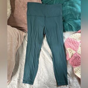Teal Ribbed lululemon Leggings